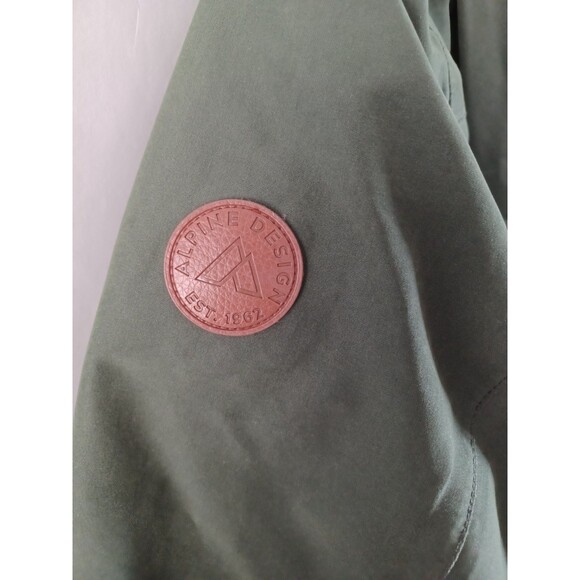 Alpine Design Down Jacket Women's Medium Winter Cold Hooded Waist Toggle - Picture 10 of 11